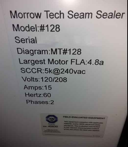 圖為 已使用的 MORROW TECH 128 待售