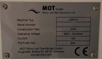 사진 사용됨 MOT μGALV 판매용