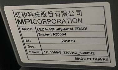 Foto Verwendet MPI CORPORATION A3000 V Zum Verkauf