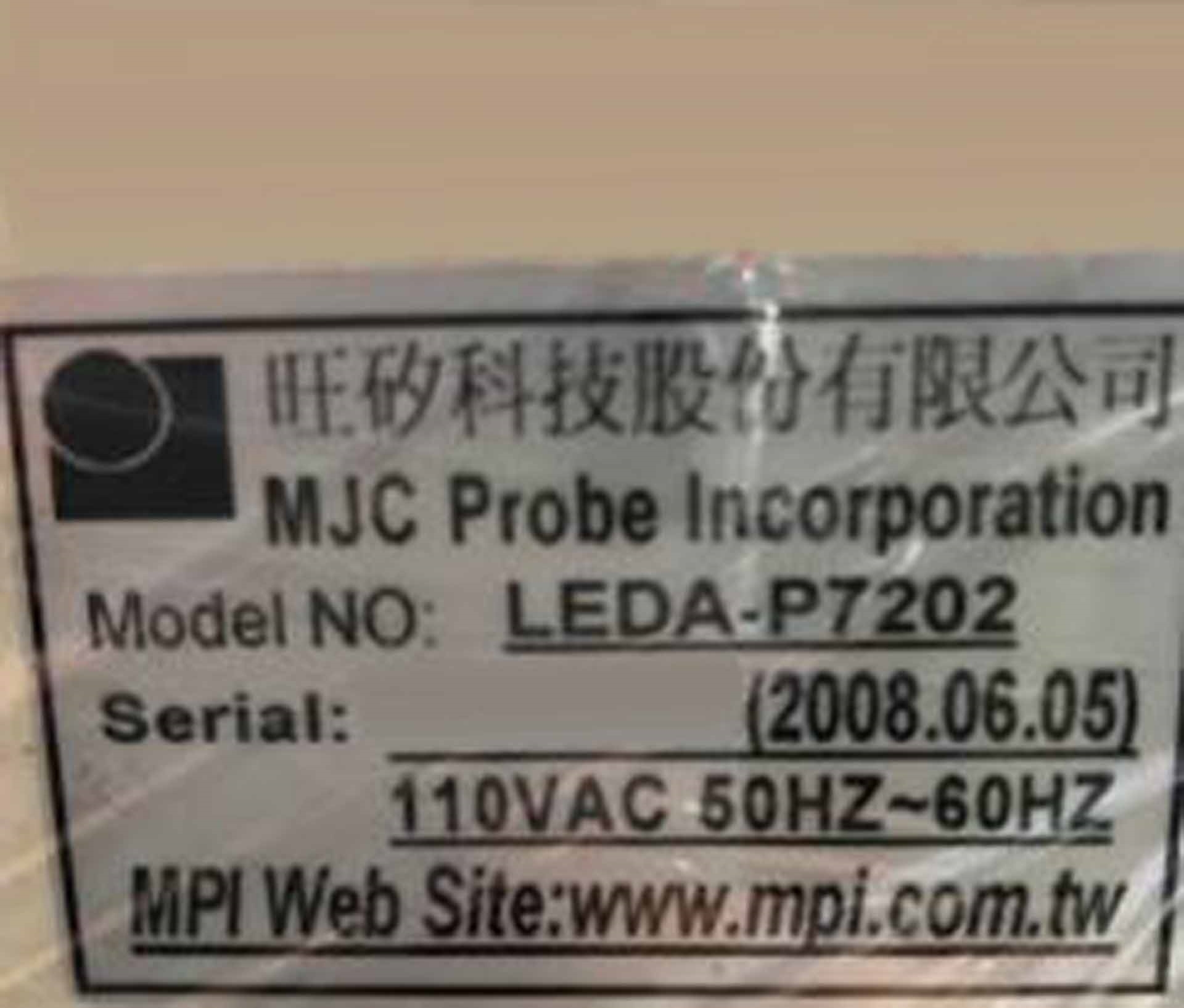 フォト（写真） 使用される MPI LEDA-P7202 販売のために