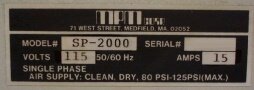 圖為 已使用的 MPM SP-2000 待售