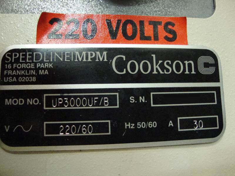 Photo Used MPM UP 3000UF/8 For Sale