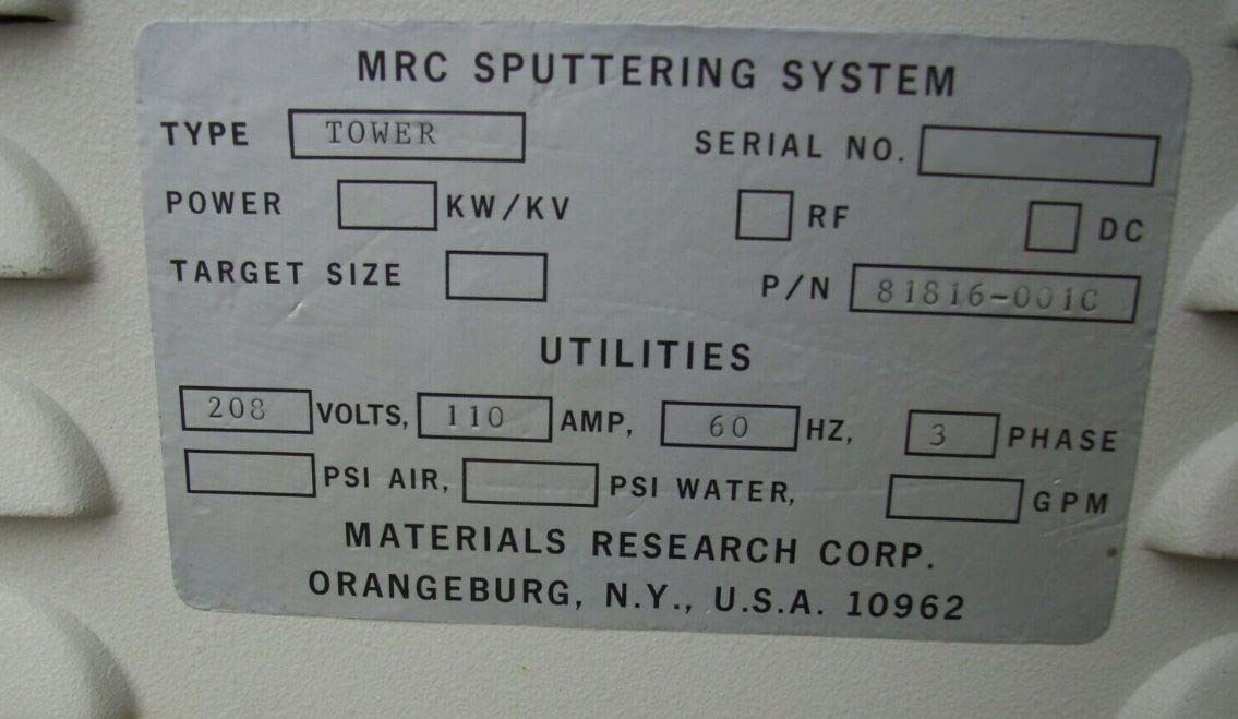 圖為 已使用的 MRC 8667A 待售