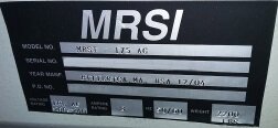 Photo Used MRSI 175 AG For Sale