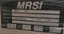 Photo Used MRSI 505 For Sale