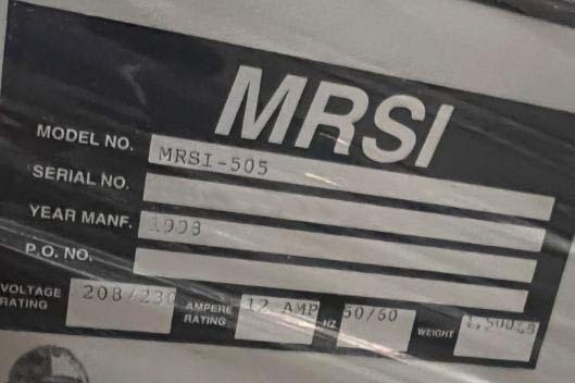 圖為 已使用的 MRSI 505 待售