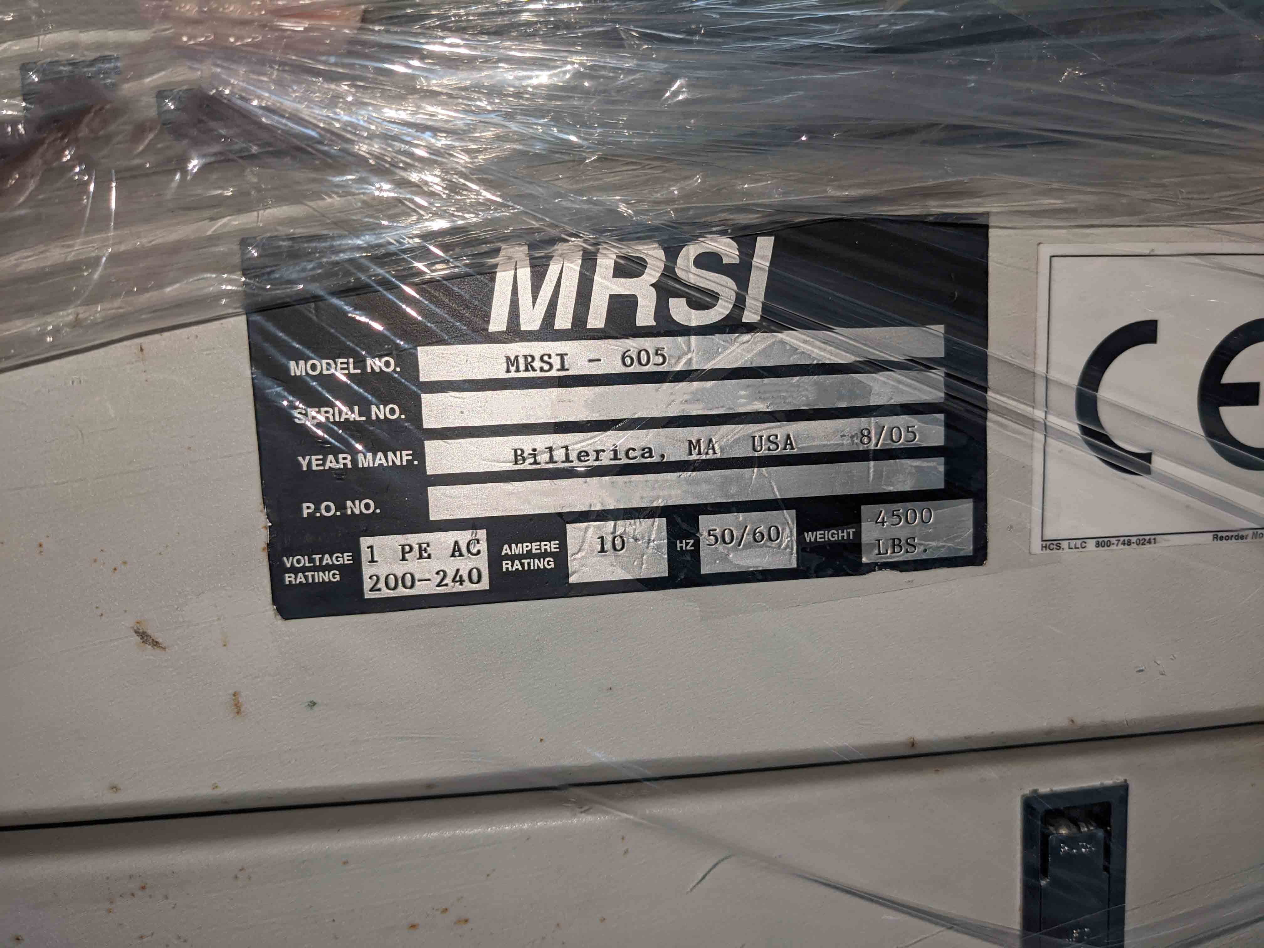 Foto Verwendet MRSI 605 Zum Verkauf