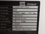 사진 사용됨 MTS / SINTECH 2/S-20"/Min 판매용