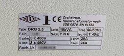 Foto Verwendet MUCO DRG 2,5 Zum Verkauf
