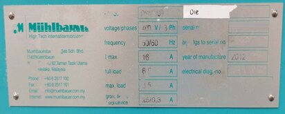 MUEHLBAUER DS 15000 #293755082
