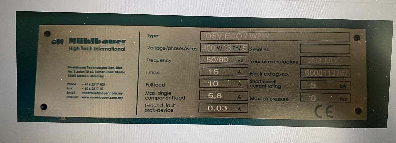 Foto Verwendet MUHLBAUER DS Variation ecoLINE W2W Zum Verkauf