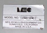 Photo Used MULLEN EQUIPMENT COMPANY / MEC 8-140-06-17 For Sale