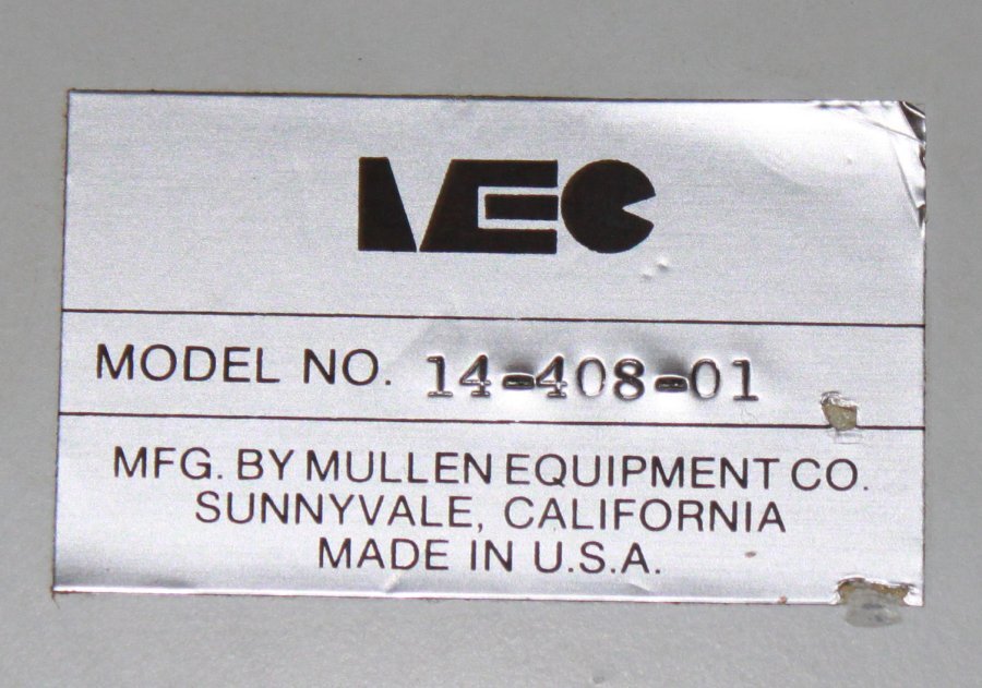 Photo Used MULLEN EQUIPMENT COMPANY / MEC 8-140-06-17 For Sale