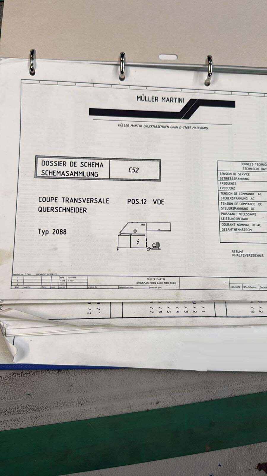 Foto Verwendet MULLER MARTINI Q74 Zum Verkauf