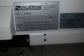 Photo Used MULTITEST MT 9928XM For Sale