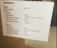 사진 사용됨 MURAMATSU M-0415J 판매용