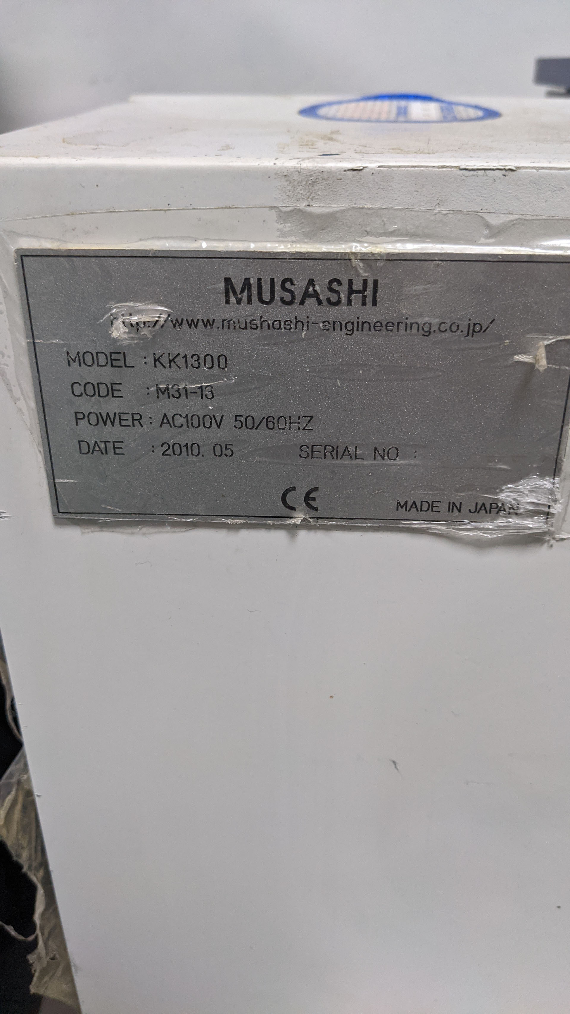 Photo Used MUSASHI ENGINEERING AW-MV310 For Sale