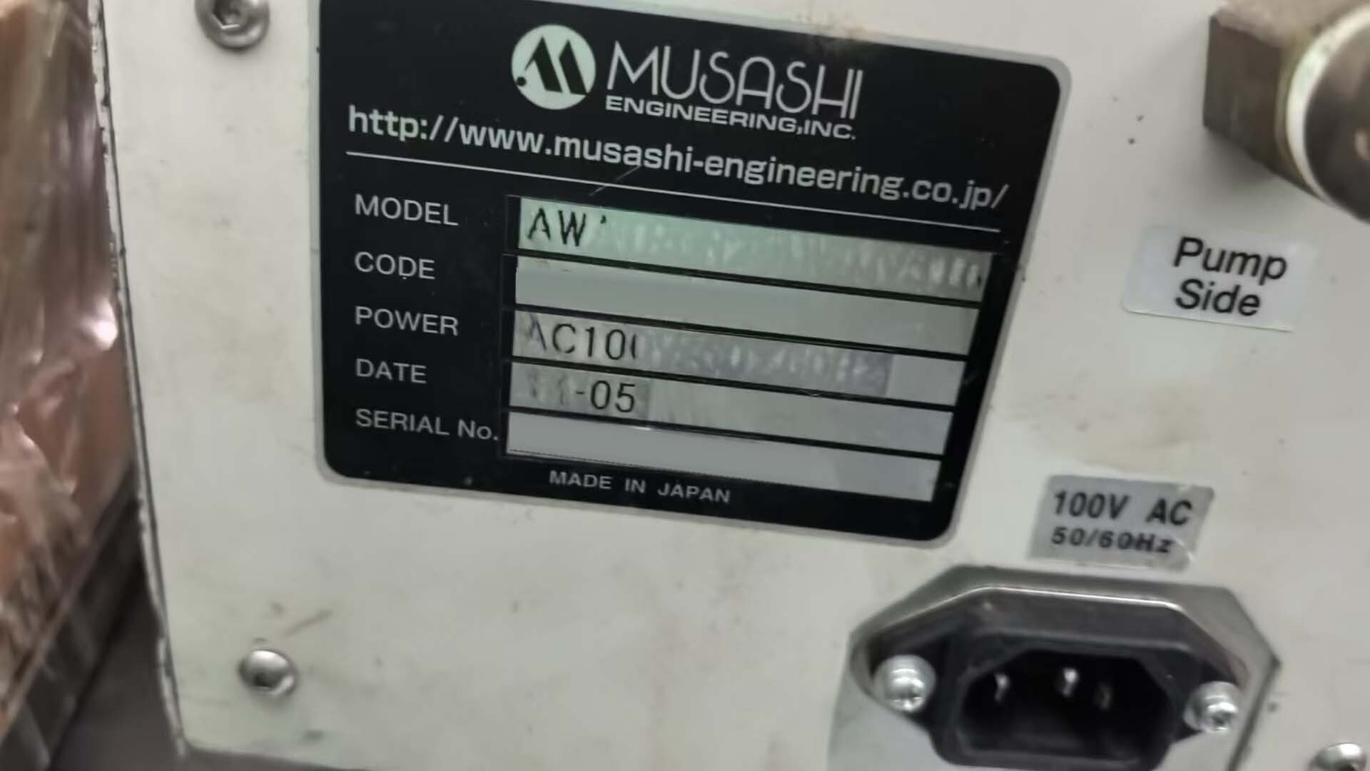 Foto Verwendet MUSASHI ENGINEERING AW-MV310 Zum Verkauf