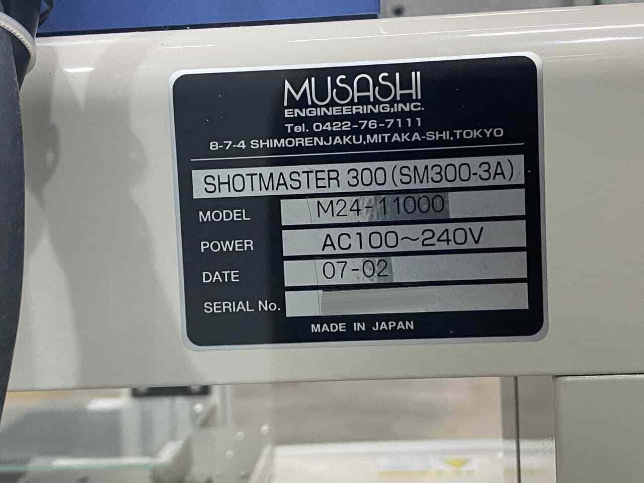 圖為 已使用的 MUSASHI ENGINEERING SHOTMASTER 300-3A 待售