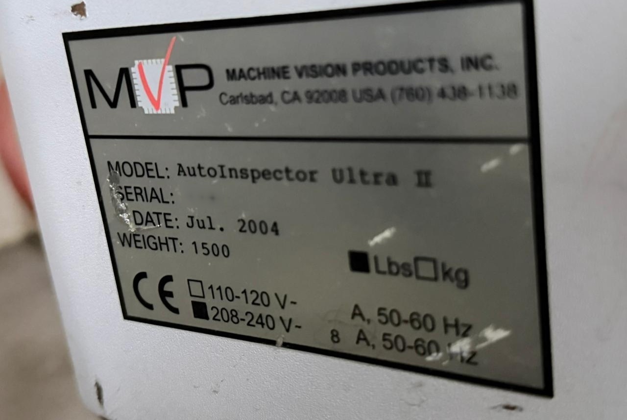 フォト（写真） 使用される MVP / MACHINE VISION PRODUCTS 1820 Ultra II 販売のために