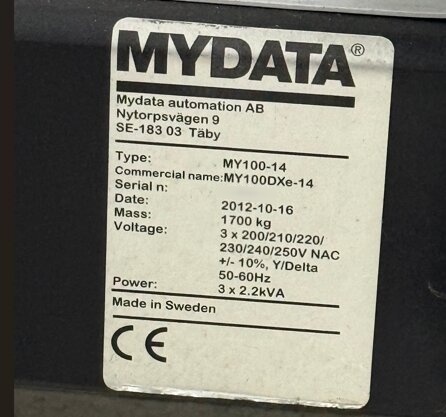 Photo Utilisé MYDATA / MYCRONIC MY 100DXe-14 À vendre
