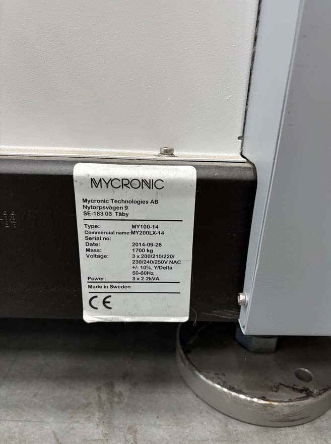 Foto Verwendet MYDATA / MYCRONIC MY 200LX-14 Zum Verkauf