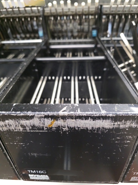 Photo Used MYDATA Lot of feeders For Sale