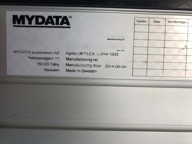 Photo Used MYDATA Lot of spare parts For Sale