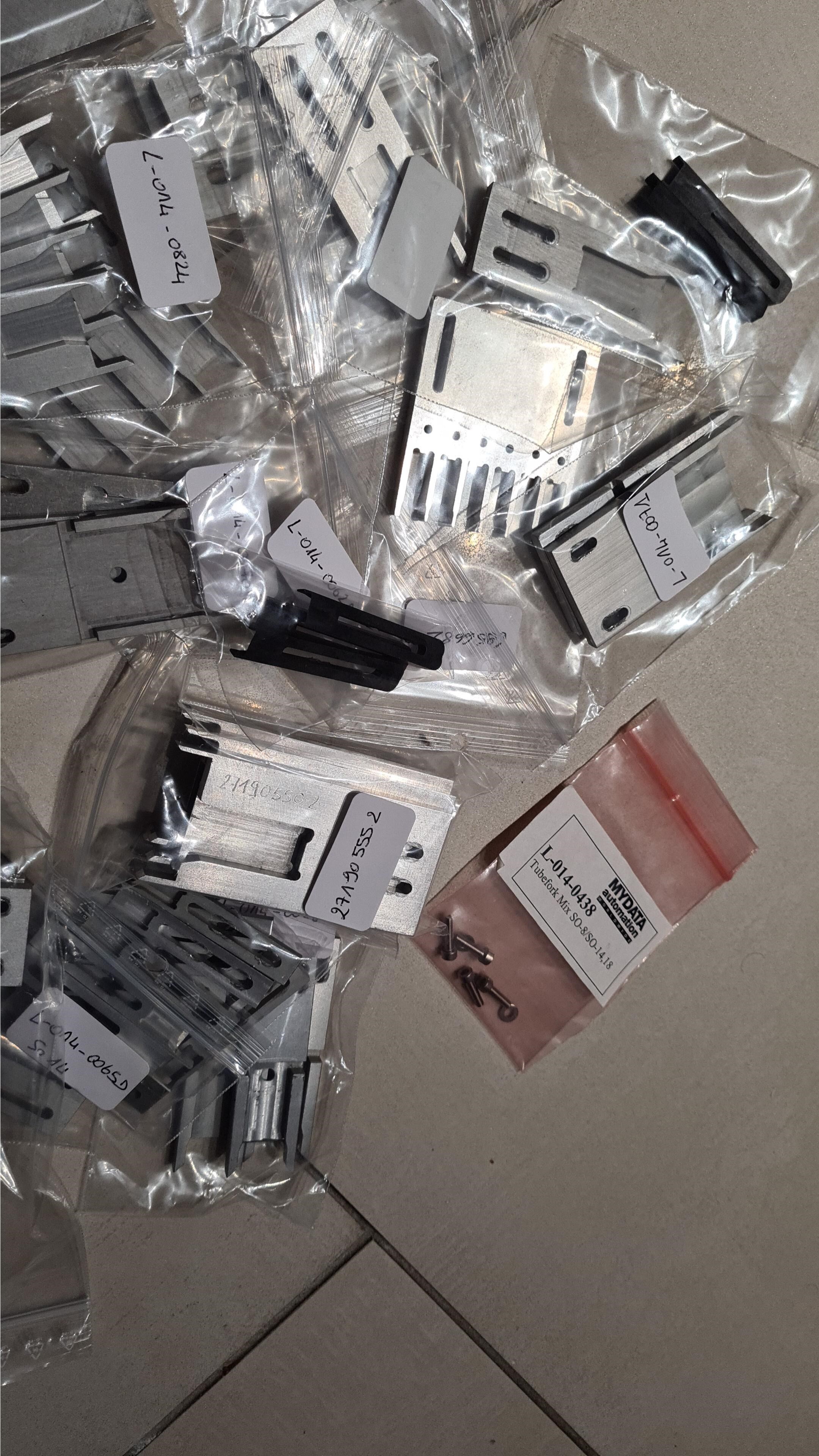 Photo Used MYDATA Lot of spare parts For Sale