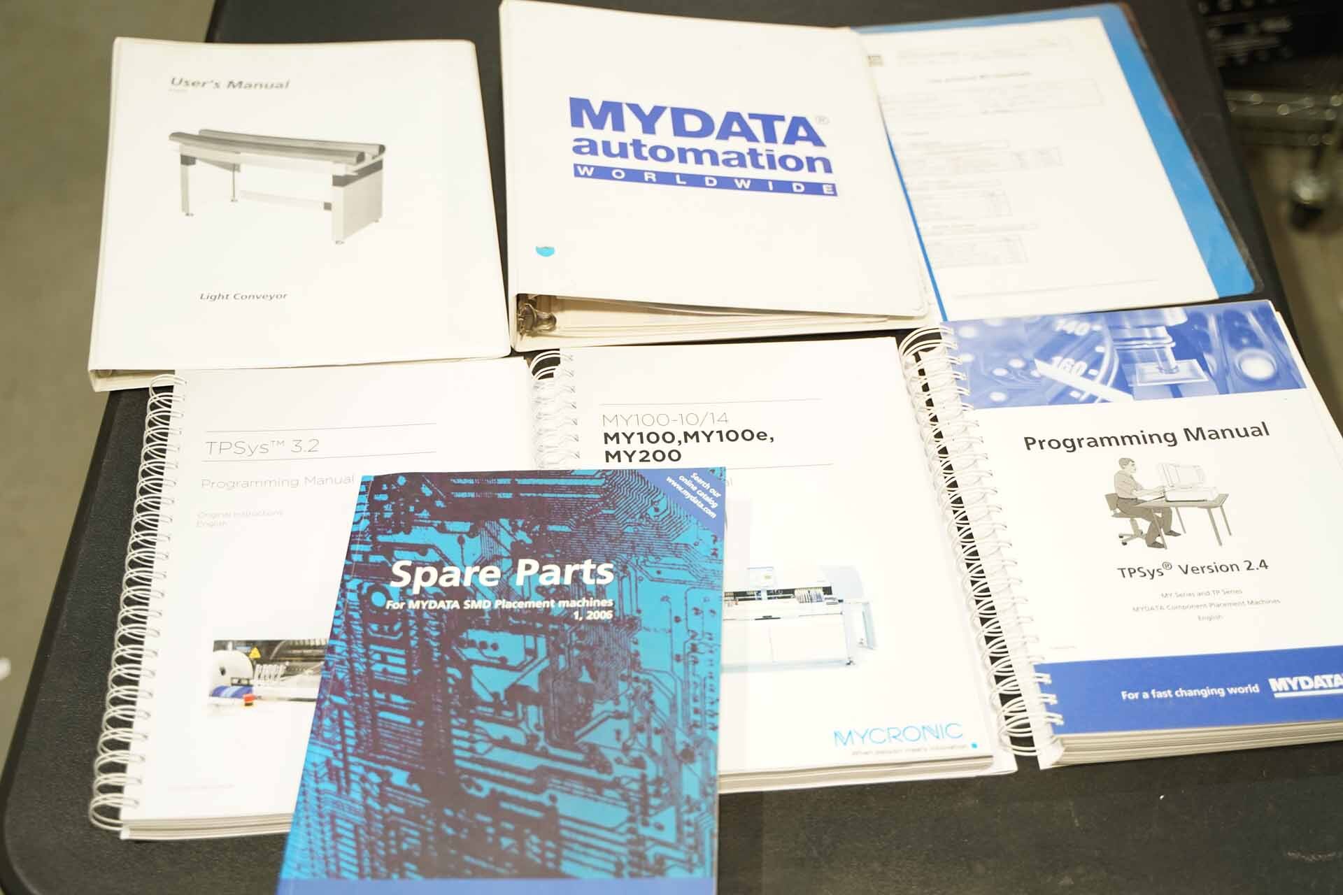 Photo Used MYDATA Lot of spare parts For Sale