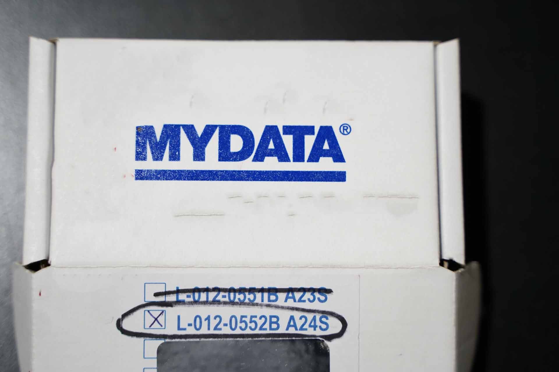 Photo Used MYDATA Lot of spare parts For Sale