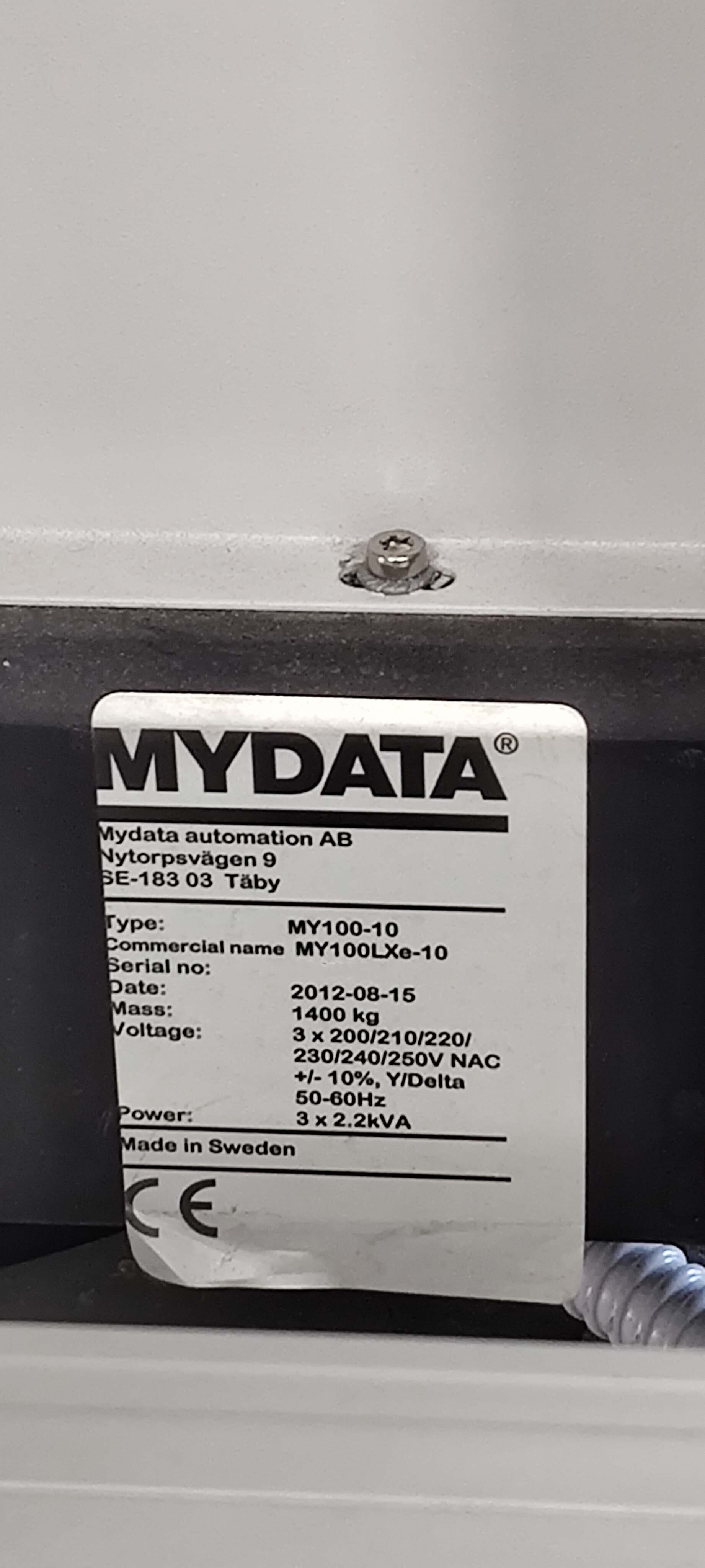 사진 사용됨 MYDATA MY 100LXe 판매용