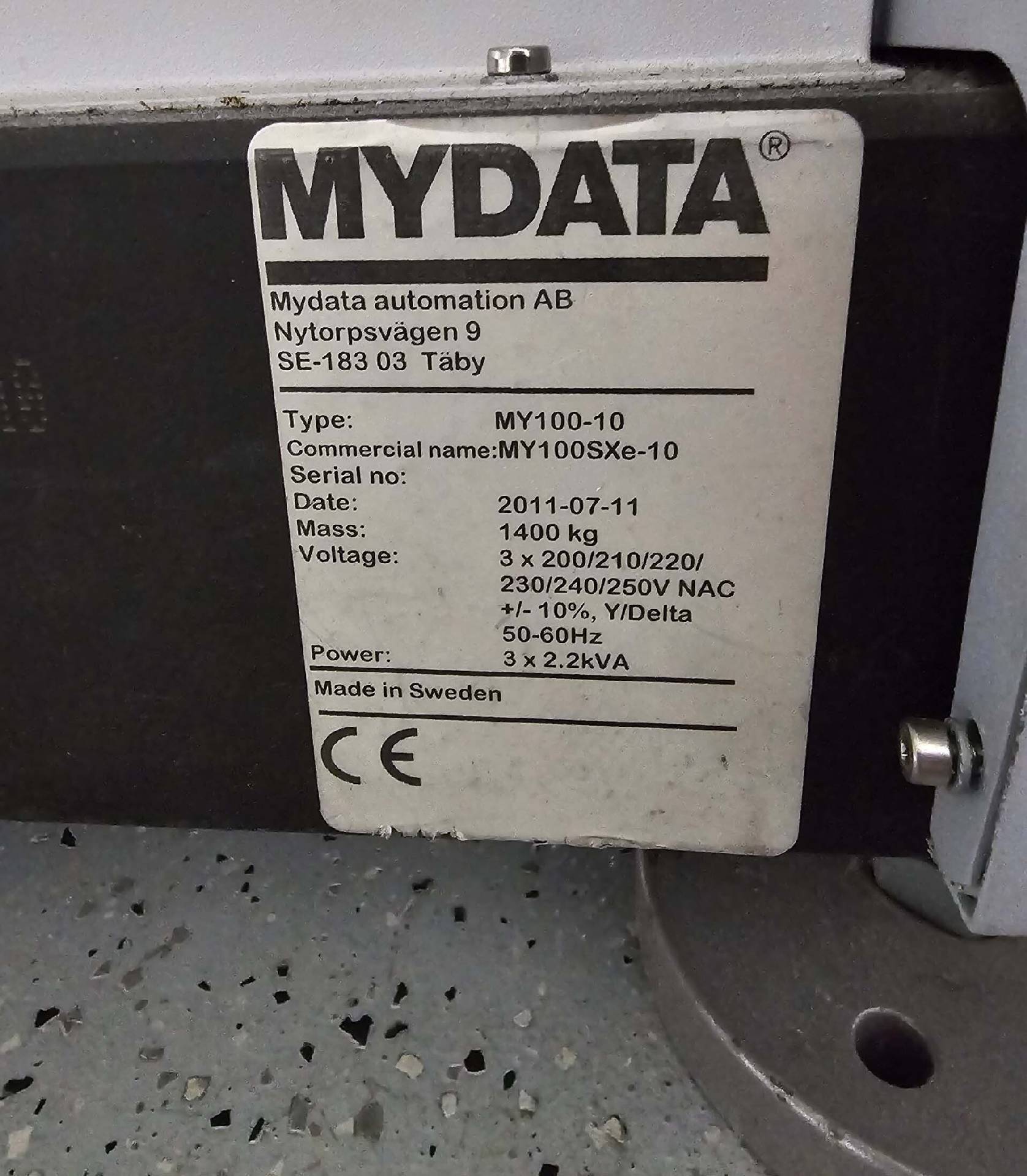 Photo Utilisé MYDATA MY 100SXe-10 À vendre