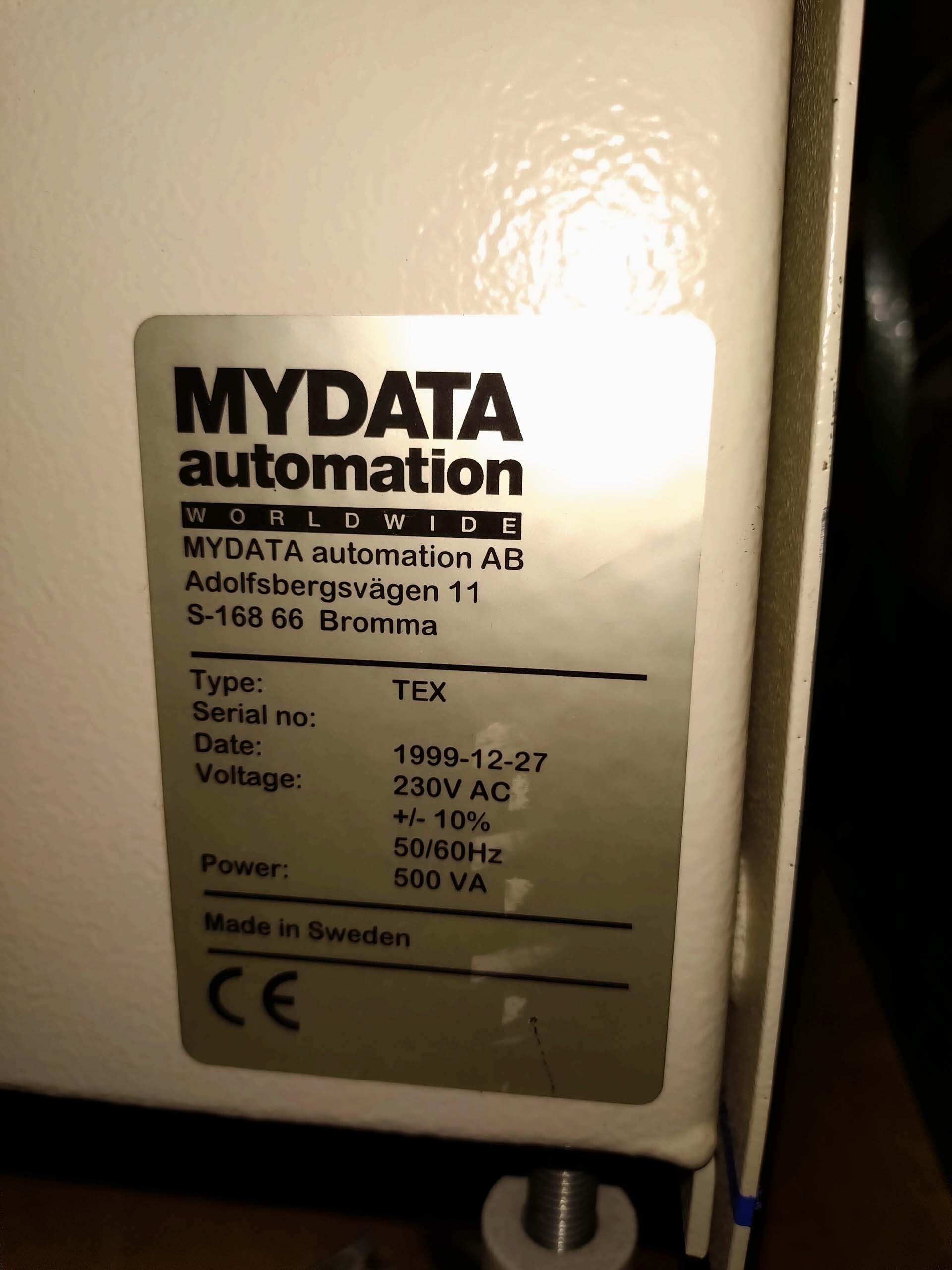 图为 已使用的 MYDATA MY 12 待售