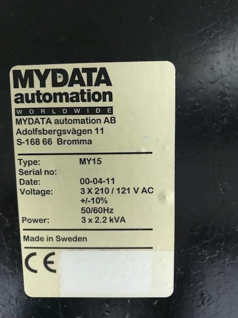 사진 사용됨 MYDATA MY 15 판매용