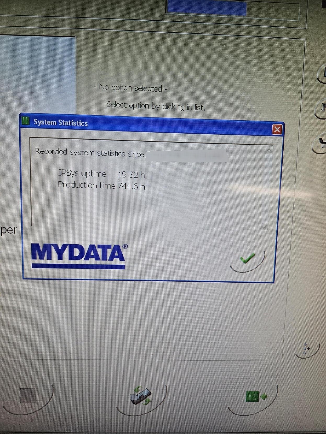 사진 사용됨 MYDATA MY 500 판매용
