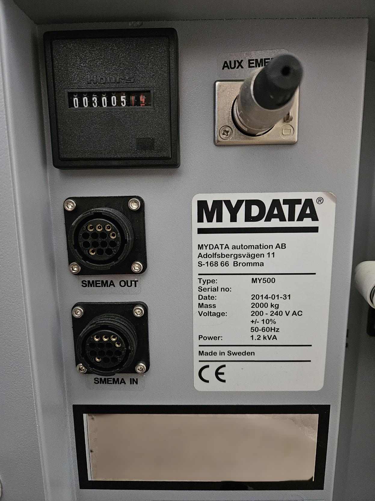 사진 사용됨 MYDATA MY 500 판매용