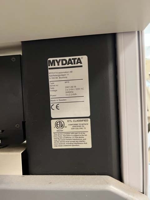 사진 사용됨 MYDATA MY 9 판매용