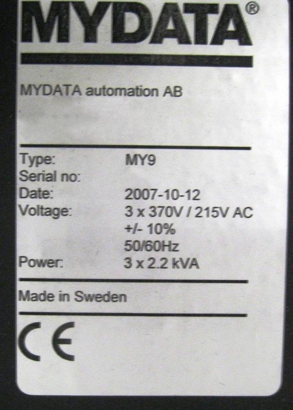 Photo Utilisé MYDATA MY 9E À vendre