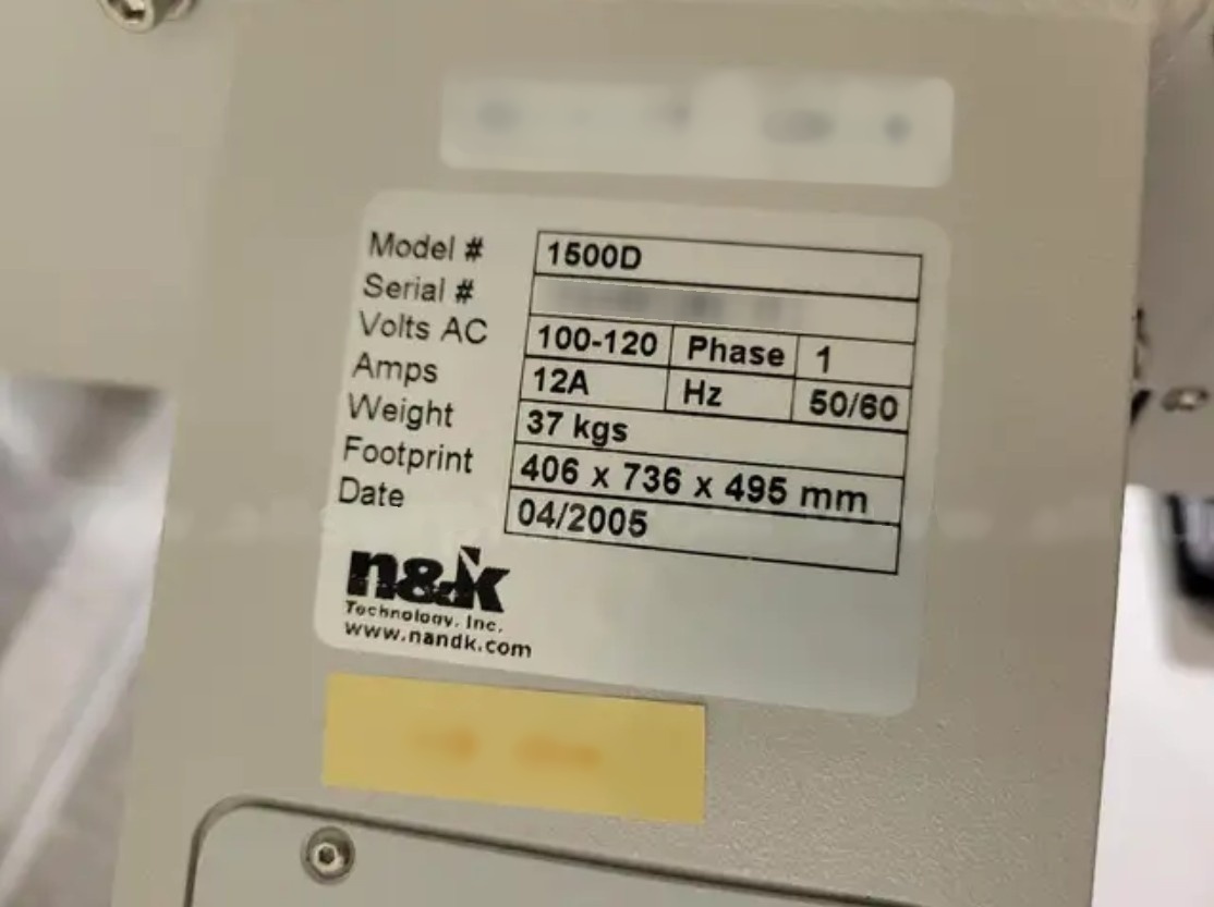 フォト（写真） 使用される N&K Analyzer 1500 販売のために