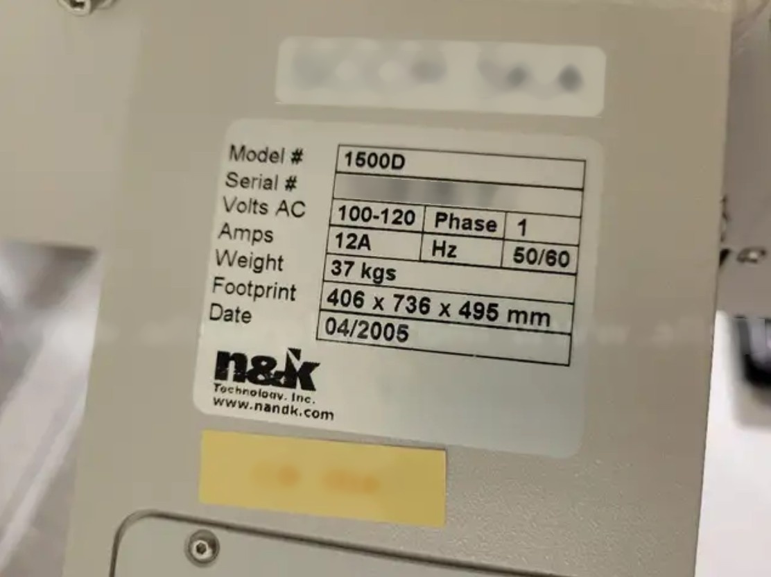 フォト（写真） 使用される N&K Analyzer 1500 販売のために
