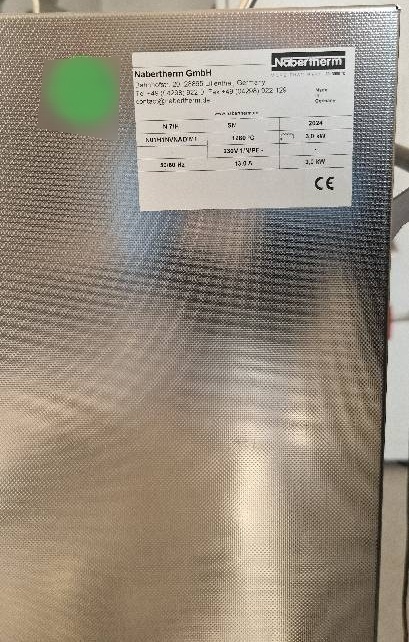 Foto Verwendet NABERTHERM N7/H Zum Verkauf