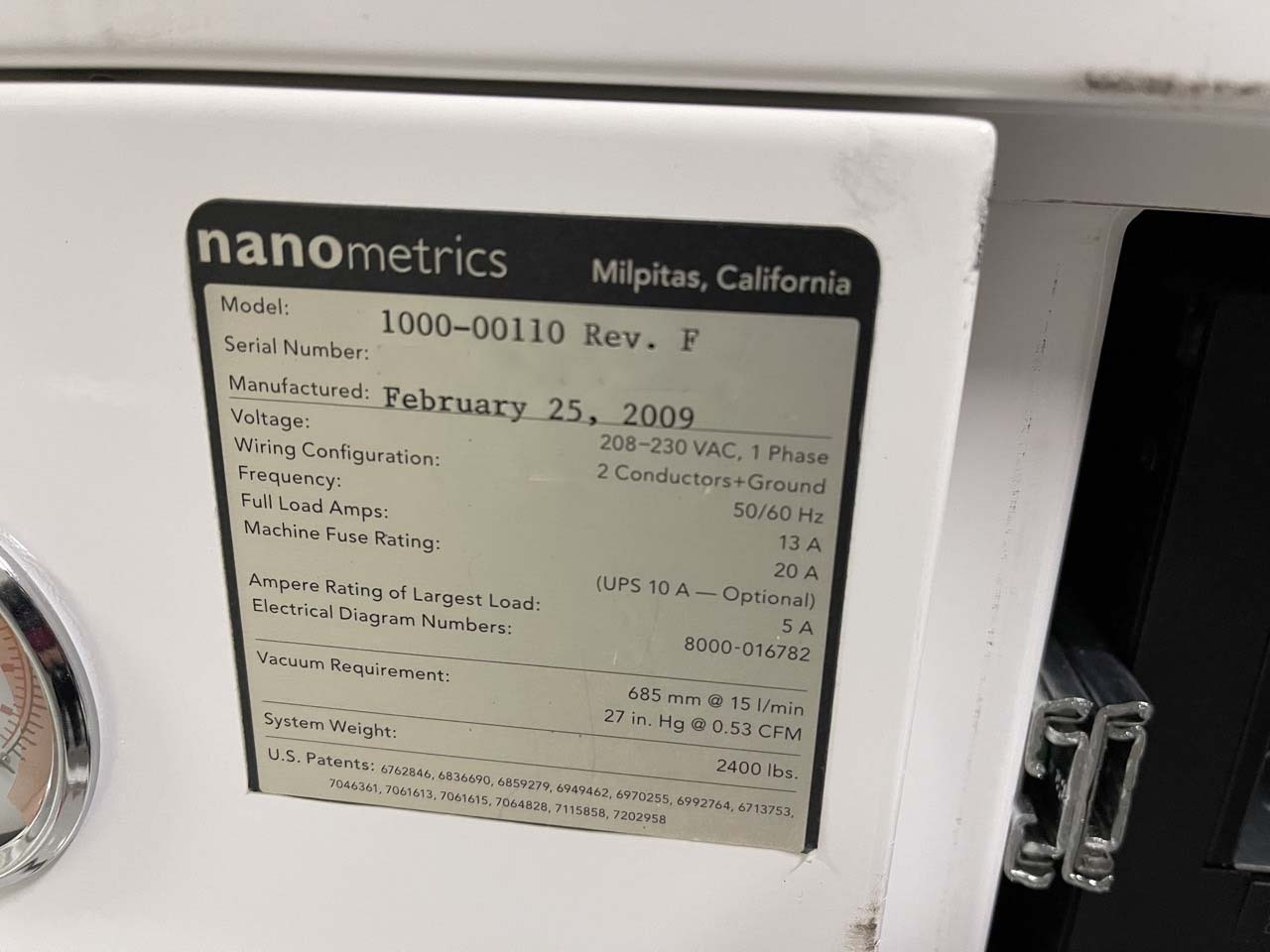 Foto Verwendet NANOMETRICS / ONTO Atlas XP+ Zum Verkauf