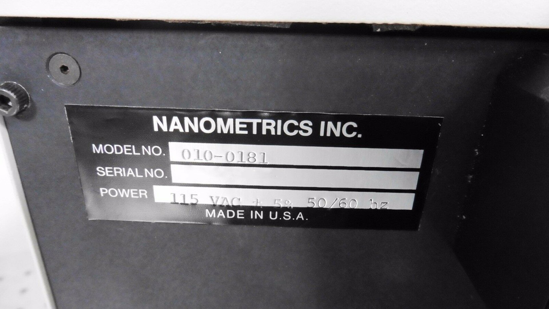 圖為 已使用的 NANOMETRICS NanoSpec AFT 待售