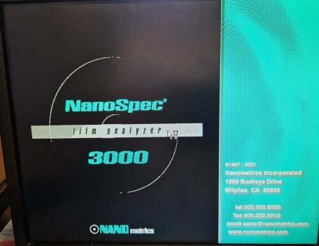 Photo Used NANOMETRICS NanoSpec AFT 3000 For Sale