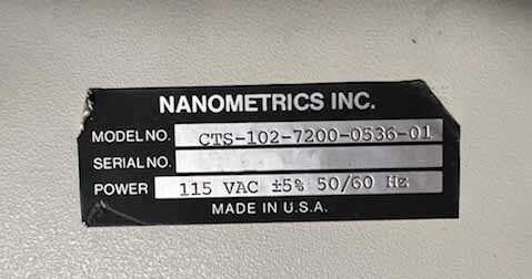 圖為 已使用的 NANOMETRICS Lot of (3) NanoSpec AFT 待售