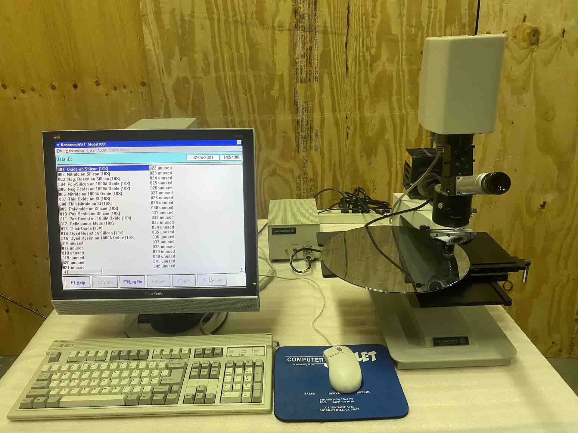 Photo Used NANOMETRICS NanoSpec 3000 For Sale