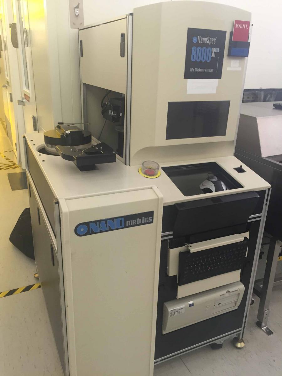 Photo Used NANOMETRICS NANOSPEC 8000XSE For Sale