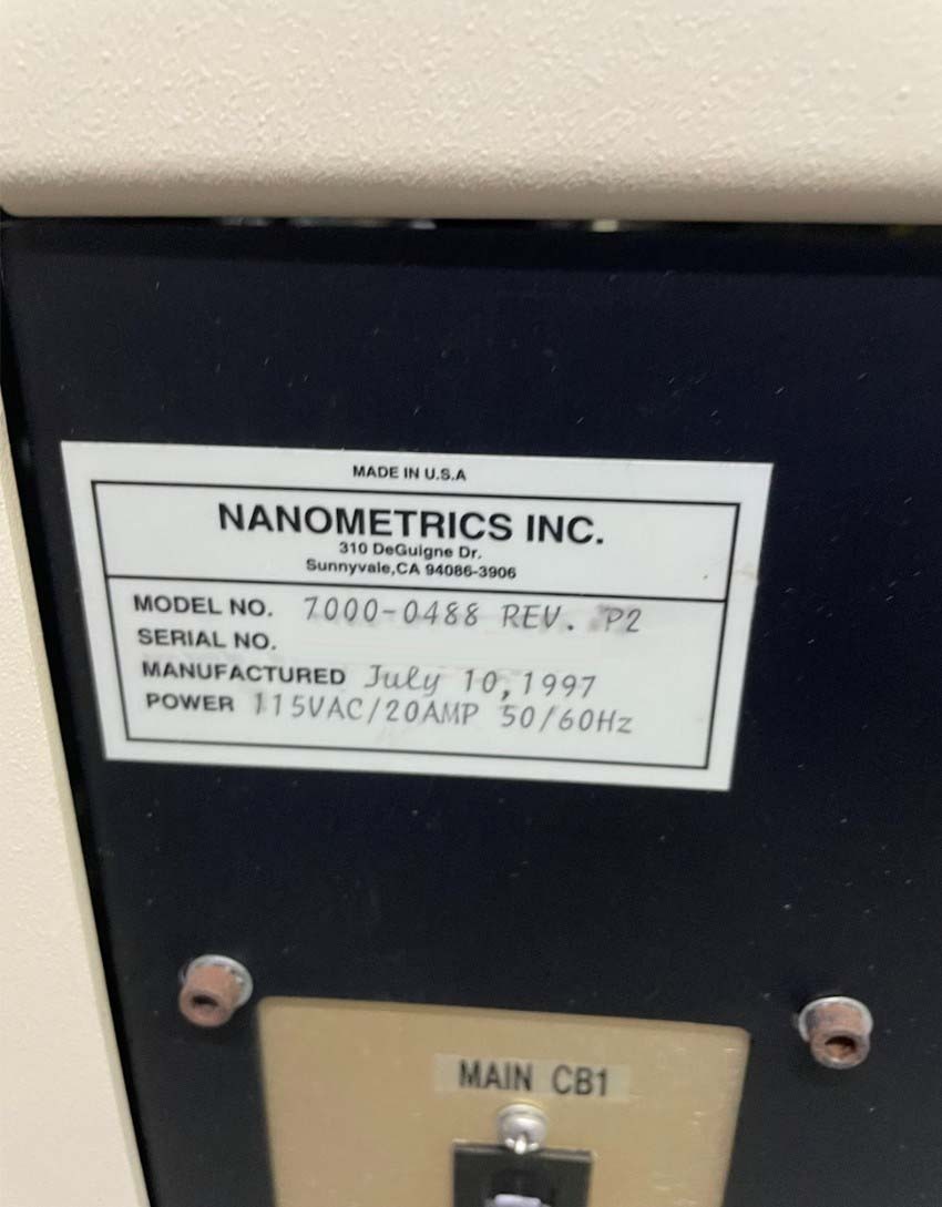 フォト（写真） 使用される NANOMETRICS Nanospec 8300X 販売のために