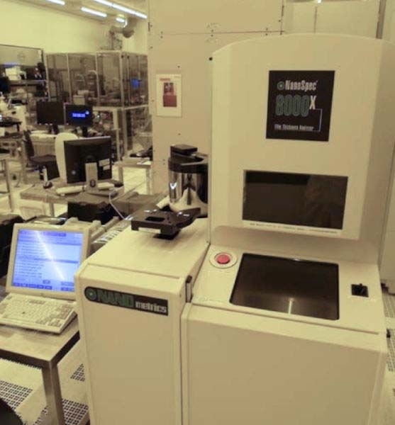 Photo Used NANOMETRICS NanoSpec TM 8000X For Sale